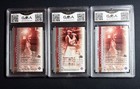 Lebron James Rookie Lot 3x Upper Deck Graded Gma 10 Gem Mint
