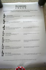 Redwood Creek Wine Poster 18 X 24 Rare - The Peak Of Pinots