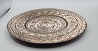 Vtg Erzincan Izmir Turkish Handmade Etched Copper Plate Wall Hanging 6  Signed 