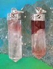 Lithium  Quartz Pendant  Lemurian Lithium Quartz Necklace With Hemp Chain