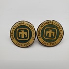 2 Vintage Sandia National Laboratories Pins Pinback 1949-1989 50 Yrs Thunderbird