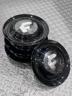 4 Pcs Set Black Chrome Forgiato Floating Center Caps Xl Hubcap Rim 7 2   