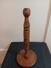 Vintage Wood Spindle Countertop Paper Towel Holder Mcm Traditional Country 13 