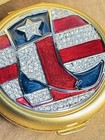 Estee Lauder Texas Lone Star State Vintage Powder Compact Beautiful Swaraski