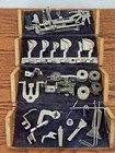 Antique 1880s Singer Treadle Sewing Machine Puzzle Box W Attachments