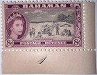 Travelstamps  1954 Bahamas Stamps Sc 166  8d  Qeii      Paradise Beach     Mnh