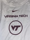 New Nike Virginia Tech Hokies White Long Sleeve Shirt Mens Size 3xl