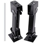Telescoping Trailer Stabilizer Jacks - Adjusts From 11 8  To 17 7   11 8 -17 7 