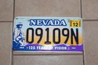 A Pair Of Nevada 125 Yearsof Vi Sion License Plates Exc Condition   09109n