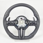 Fit For Bmw F10 F11 F07 F06 F12 F01 M5 F91 Leather M Sport Steering Wheel Black