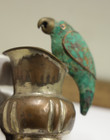 Los Castillo Taxco Mexico Silver Plate Bird Handle Creamer