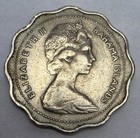 1966 Bahamas 10 Ten Cents - Circulated Bahamian Copper Nickel World Coin - L2