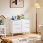 6-drawer Dresser Fabric Storage Tower Bedroom Organizer Storage Chest Of Drawers