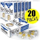 20 Total Nic-out Cigarette Filters Packs  Less Tar And Nicotine  600 Filters 