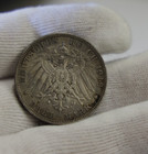 1912 D German States Bavaria 3 Mark Km  996 Vf 