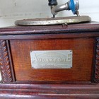 Antique Hand Crank Phonograph New York Vintage Gramophone Tested Working