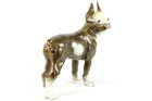 Dog Doorstop Antique Boston Terrier Original Cast Metal C1930
