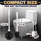 2 In 1 Toilet Plunger And Brush Set White - Toilet Brush And Plunger Set White