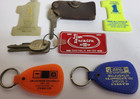 Lot 7 Vintage Chevrolet Dealership Key Chain Chevy Advertising Leather Keys