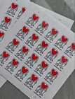 2025 Scott  5953 Love Heart Forever Stamps  5 Sheets 100 Total Mint Usps Postage