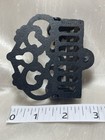Vintage Wilton Cast Iron Wall-mount Match Holder   Match Safe W hand-painted