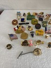 Lapel Pin Lot Of 35 Pins Mixed Lot All Pre-owned