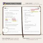 Daily Planner 2024-2025  Academic Planner 2024-2025 Weekly And Monthly Purple