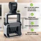 5030 Professional 4 0 Date Only Stamp Self Inking Impression Size 1-5 8  X 3 8 