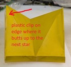 Wurlitzer 4002 Speaker Plastic Star Damage To Edge Where It Connects  Hidden