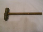 Vintage  Brass Jewelers Machinist Gunsmith 3 Oz Hammer Free Shipping