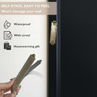 Mezuzah With Scroll For Door  Self-stick Metal Blessing Mezuzah Cases  Brass Pla