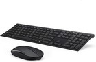 Vssoplor Wireless Keyboard And Mouse  2 4ghz Rechargeable Compact Quiet