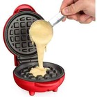 New Nostalgia Mymini Personal Electric Waffle Maker Iron  Red My Mini Mwf5rd