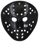 Ari Lehman Friday The 13th  jason 1  Signed Black Jason Mask W  Red Sig Bas Wit