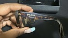Authentic Prada Vpr 19w Tortoise Cat-eye Eyeglass Frames 53-17 W  Saffiano Case