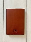 Nwt Dooney   Bourke Concord Leather Passport Case Tan