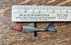 Tough Early Fred Arbogast  Tin Liz Fishing Lure In Pat Applied For Box   Paper
