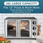 Horno 25l Freidora De Aire 1500 W Electrico Grande Digital Para Cocina Encimera