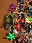 Huge Vtg Now Action  Figure Lot-unsorted Figures  Weapons  Accessories 