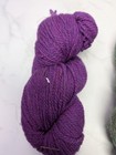 2 Vintage Harrisville Designs 100  Virgin Wool Skeins Plum Green Heather Yarn