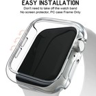 For Apple Watch Serie9 8 7 Iwatch 9h Hd Case Cover Full Screen Protector 41 45mm