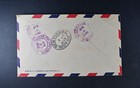 1929 Fancy Cancel Cross Registered Air Mail 20th Century Cover Usa