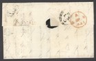 Sg 7 1841 1d Red-brown Plate 9 Lettered Ji On Cover To London  4 Fine Margins   