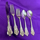 Wallace Grande Baroque Sterling Silver Flatware 42pc Set Service For 8 Plus More
