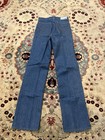 Vintage 70s Levi s 28x34 Women s Flare Denim Jeans Pre Washed Deadstock Usa