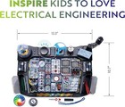 Playz Advanced Electrical Circuit Board Engineering Kit Kids 328  Stem Science