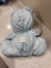 Puffalump Blue Teddy Bear Rattle Vtg Fisher-price 1994 Hearts Lace Small 9   