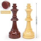 Wooden Chess Pieces Large 4 5   King Set Of 32 Luxury Staunton Wood Chessmen    