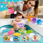 10 Pcs Bath Toys For Kids Ages 1-3  Bathtub   Pool Water Toys For Toddlers 1-3  