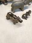 Vintage Pewter Hippopotamus Hippo Figurine Lot 10 Figures  Ampersand